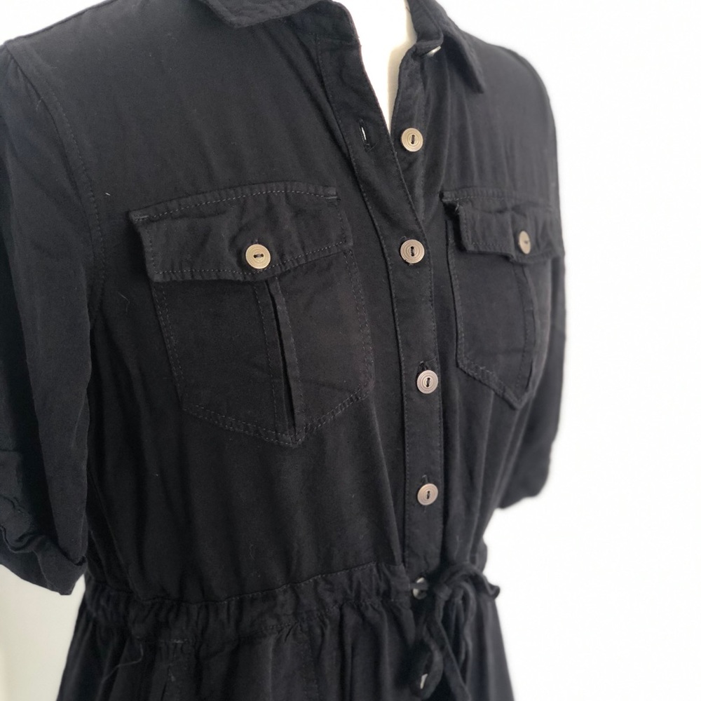 ❤️Paper Crane Black Shirtdress Size S